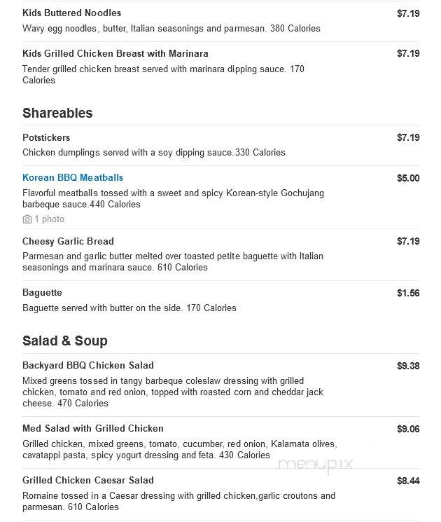 Noodles & Company - Mentor, OH menu_pic