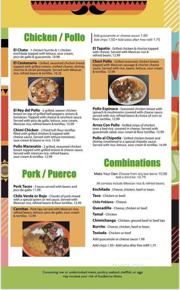 Los Dos Primos - Mankato, MN menu_pic