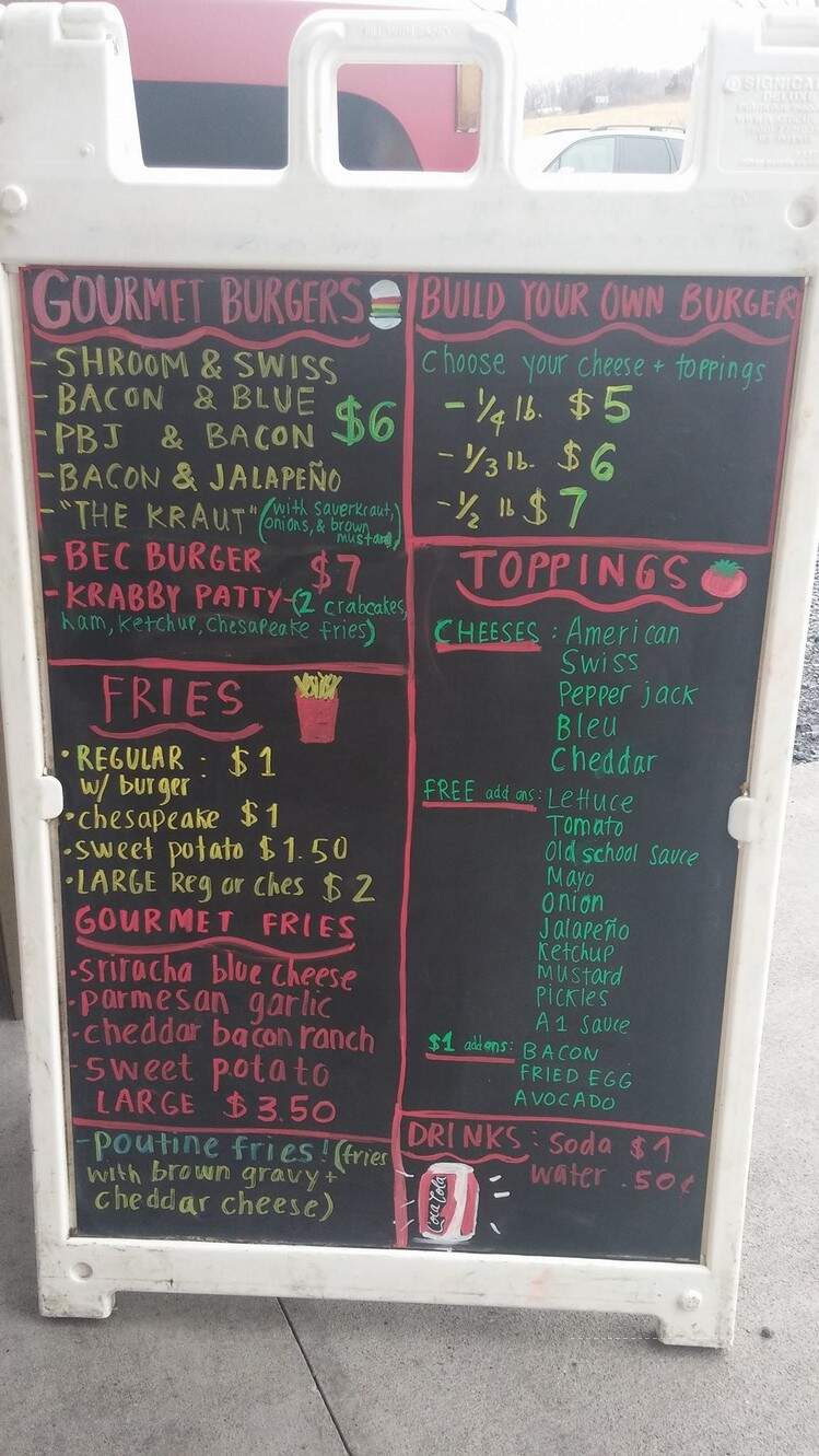 Old School Burgers - Ocean City, NJ menu_pic