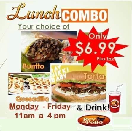 Rey Del Pollo - Pasadena, TX menu_pic