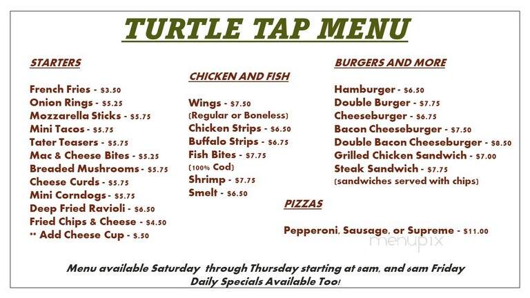 Turtle Tap - Beloit, WI