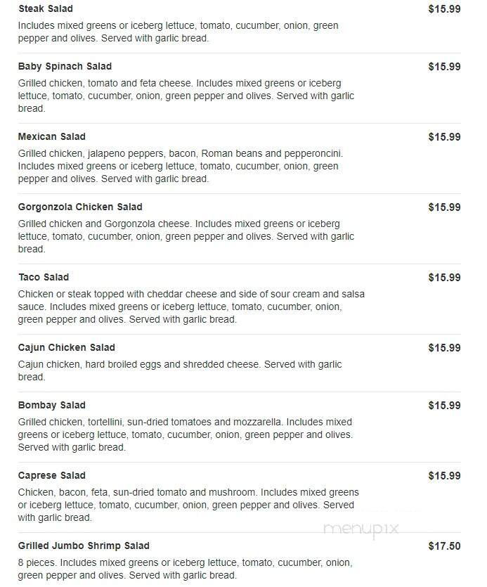 Ludlow Pizza - Ludlow, MA menu_pic