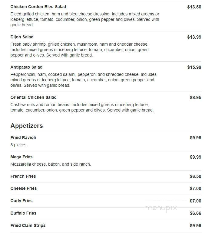 Ludlow Pizza - Ludlow, MA menu_pic