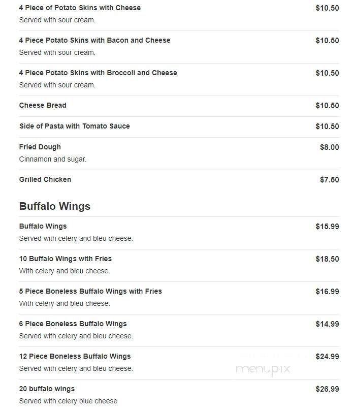 Ludlow Pizza - Ludlow, MA menu_pic