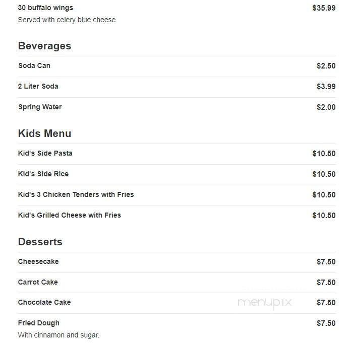 Ludlow Pizza - Ludlow, MA menu_pic