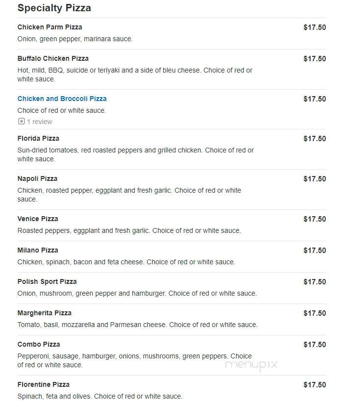 Ludlow Pizza - Ludlow, MA menu_pic