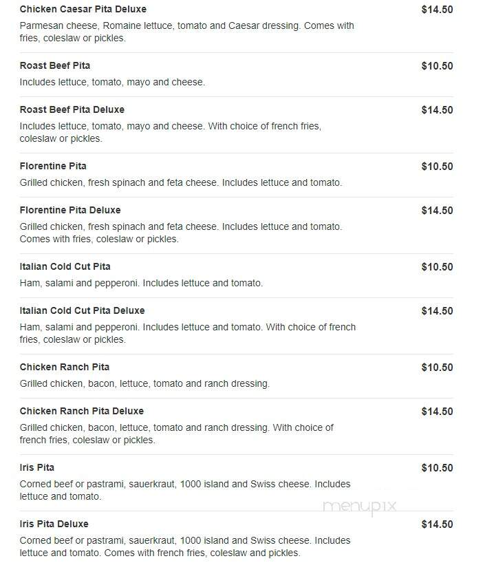 Ludlow Pizza - Ludlow, MA menu_pic