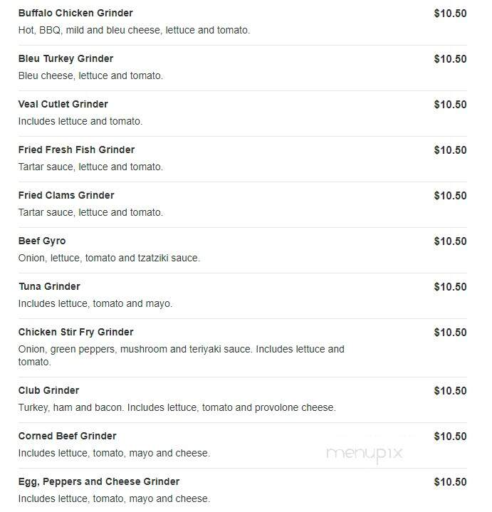 Ludlow Pizza - Ludlow, MA menu_pic