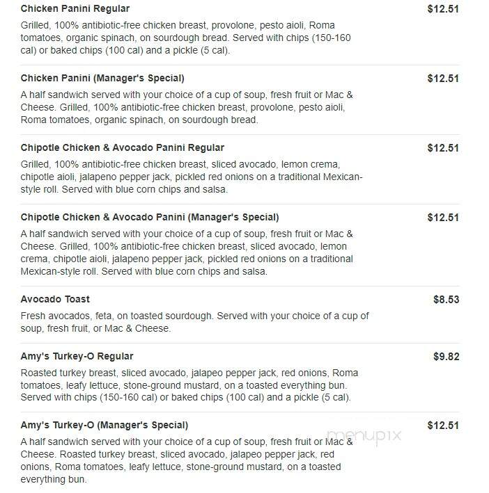 Jason's Deli - Fort Worth, TX menu_pic
