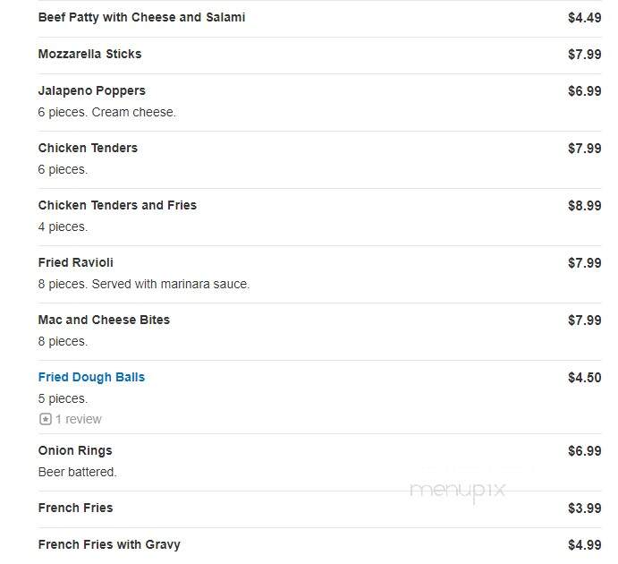 Giuseppes Pizzeria Deli - Watervliet, NY menu_pic