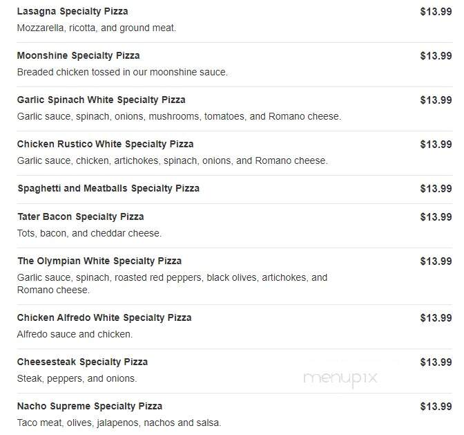 Giuseppes Pizzeria Deli - Watervliet, NY menu_pic