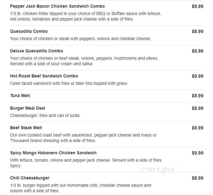 Giuseppes Pizzeria Deli - Watervliet, NY menu_pic