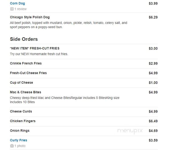 Tom and Jerrys - Machesney Park, IL menu_pic