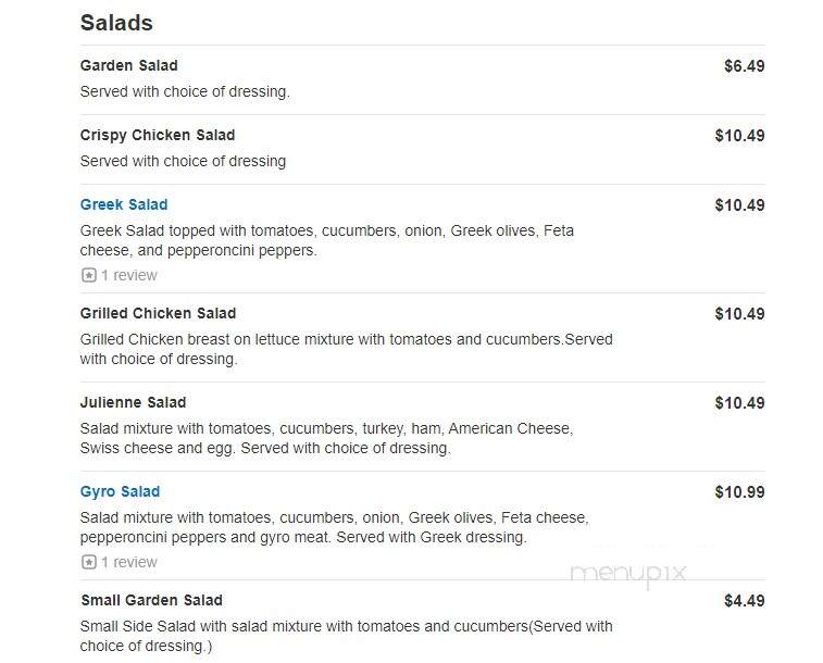 Tom and Jerrys - Machesney Park, IL menu_pic