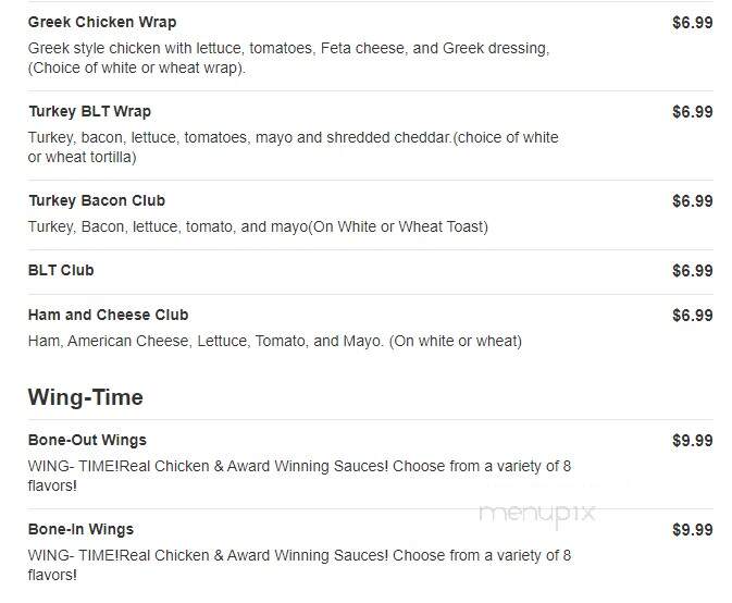Tom and Jerrys - Machesney Park, IL menu_pic