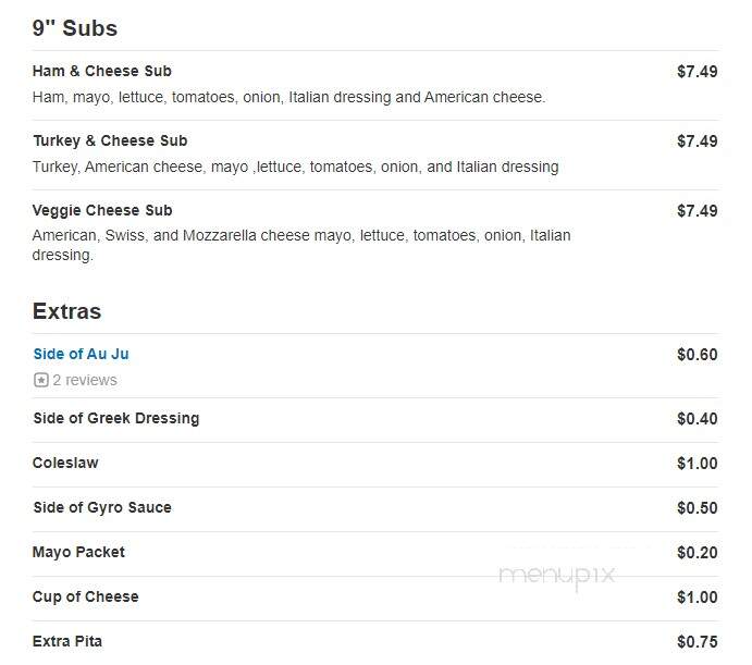 Tom and Jerrys - Machesney Park, IL menu_pic