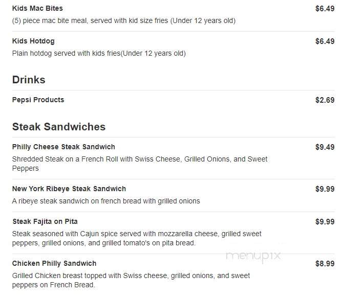 Tom and Jerrys - Machesney Park, IL menu_pic