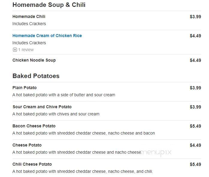 Tom and Jerrys - Machesney Park, IL menu_pic