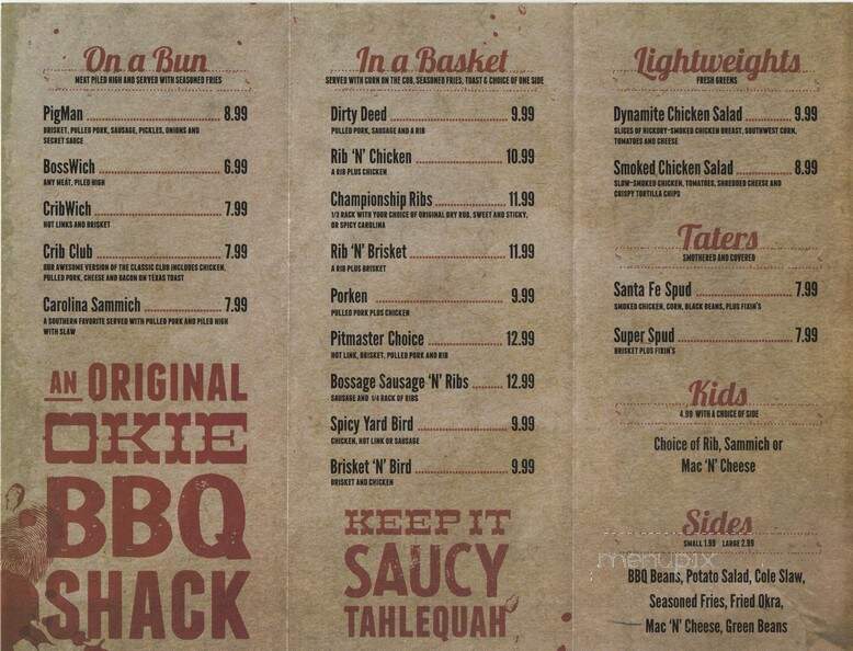 Ribcrib - Tahlequah, OK menu_pic
