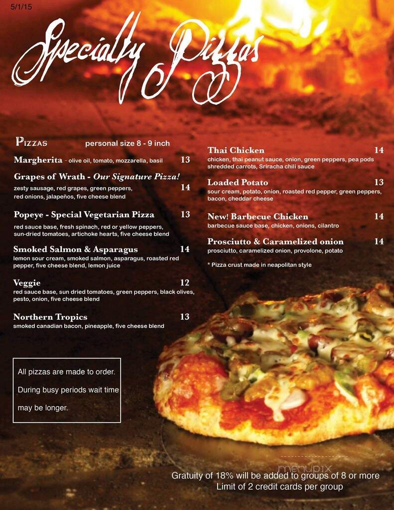 Falconer Vineyards - Red Wing, MN menu_pic
