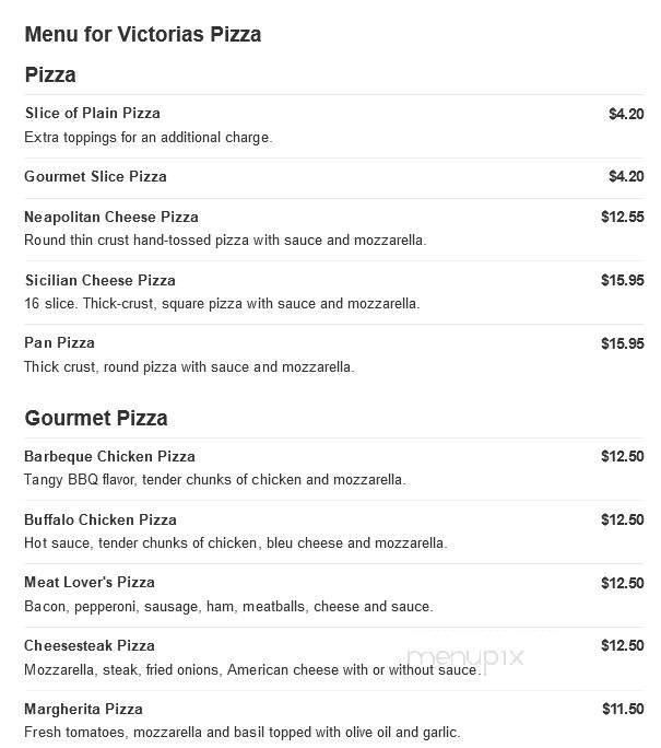 Victoria's Pizza & Pasta - Coatesville, PA