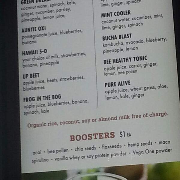 Pcc - Issaquah, WA menu_pic