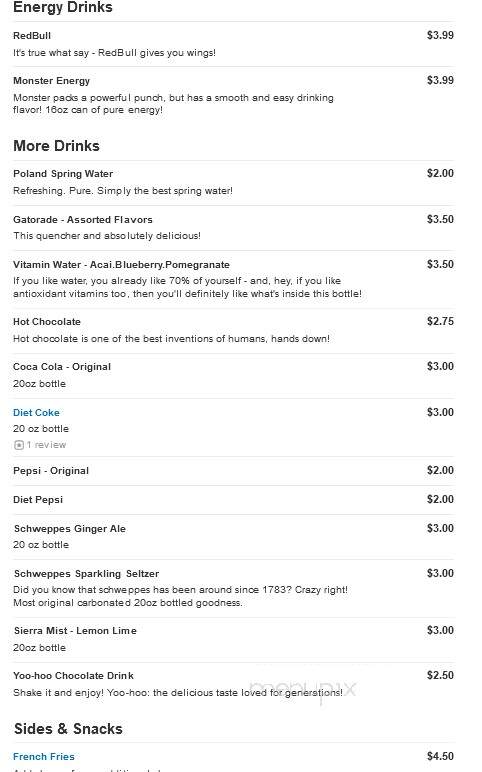 Rupert Jee's Hello Deli - New York, NY menu_pic