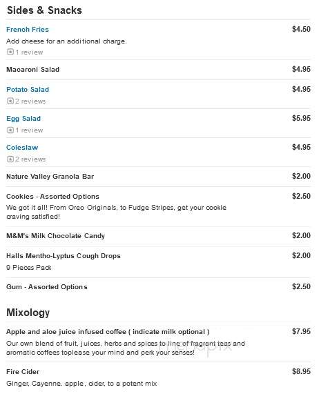 Rupert Jee's Hello Deli - New York, NY menu_pic