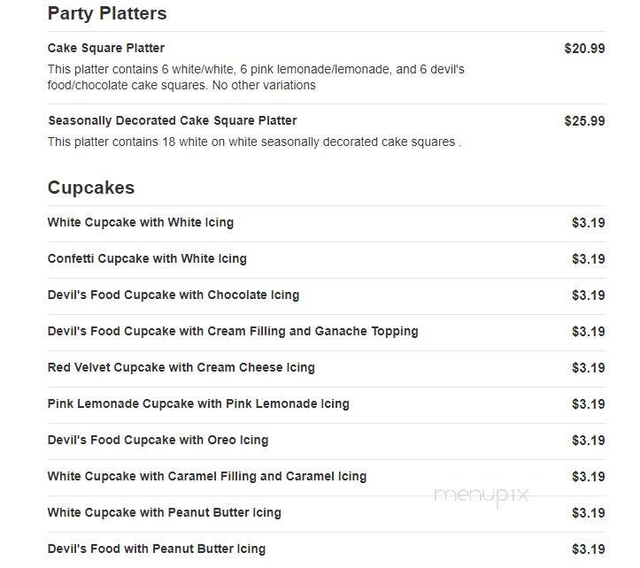 Dewey's Bakery - Winston Salem, NC menu_pic