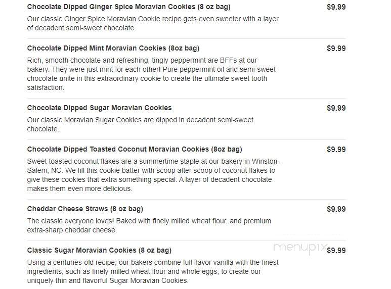 Dewey's Bakery - Winston Salem, NC menu_pic