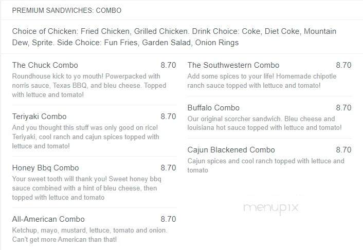 Wingster Cafe - Athens, GA menu_pic
