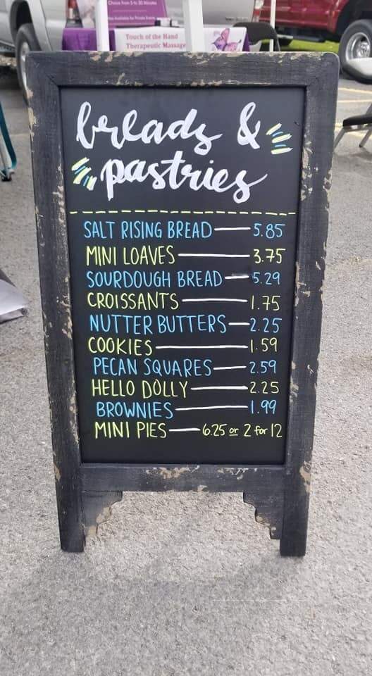 Rising Creek Bakery - Mount Morris, PA menu_pic