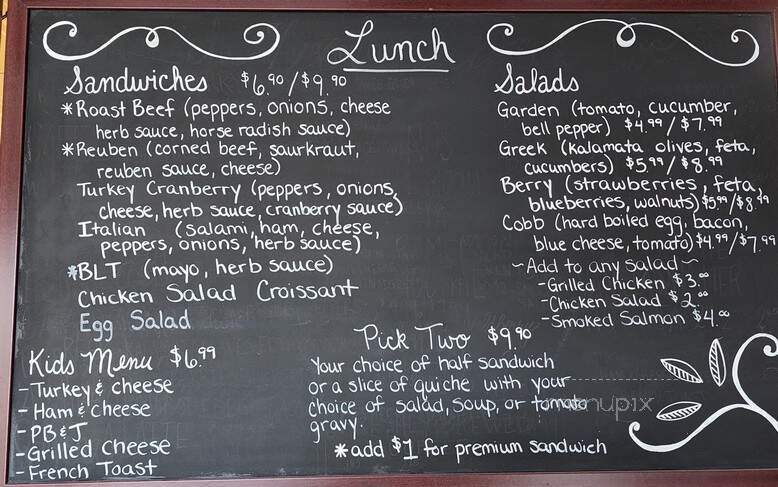 Rising Creek Bakery - Mount Morris, PA menu_pic