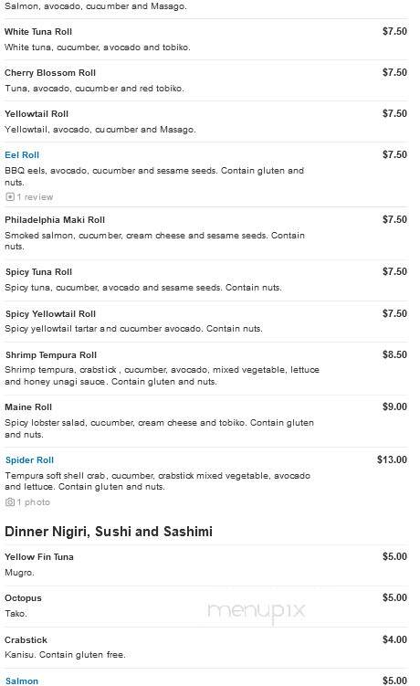 Nguyen Seafood Steakhouse - Uniontown, PA menu_pic