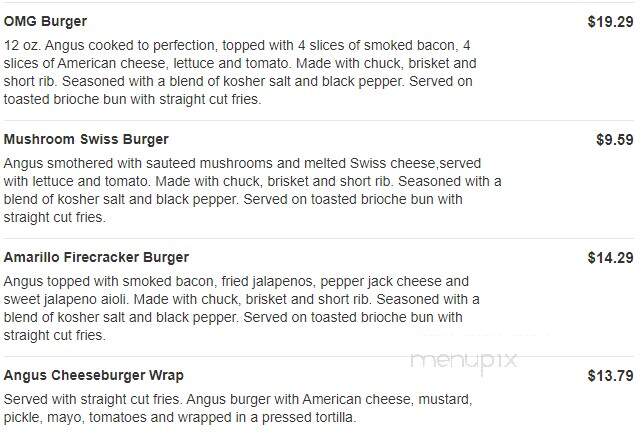Beef O'Brady's - Port Charlotte, FL menu_pic