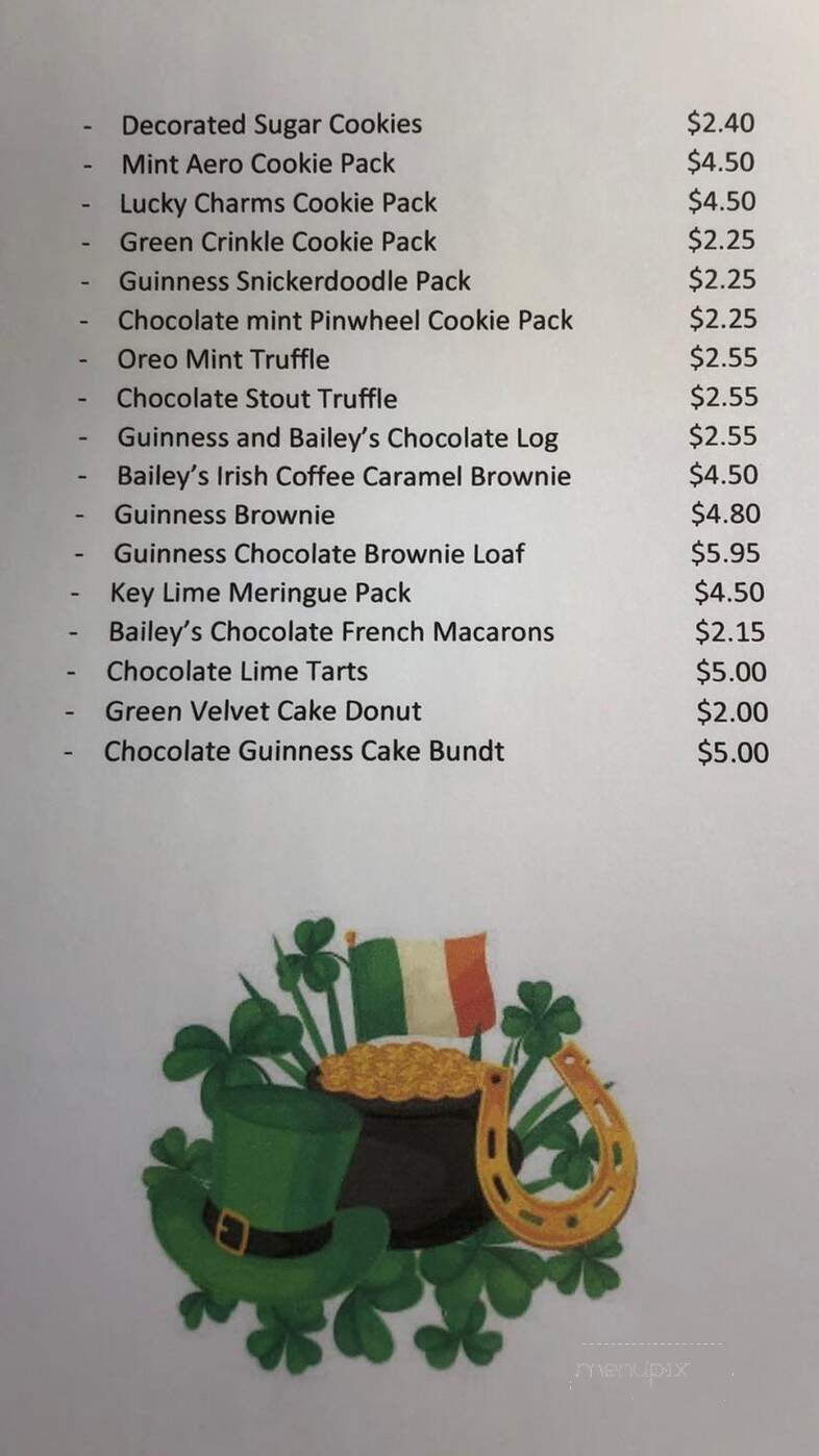 Chocolate Zen Bakery & Catering - Winnipeg, MB menu_pic