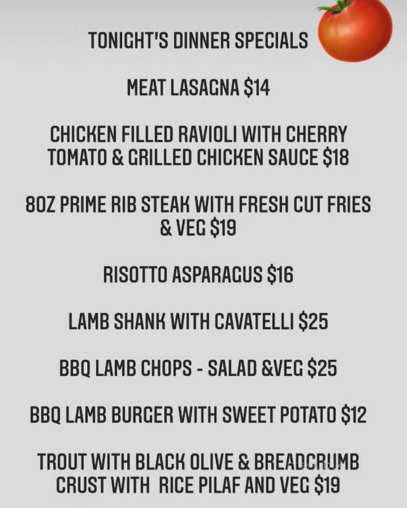 Barbara Caffe Fine Foods Ristorante - Hamilton, ON menu_pic