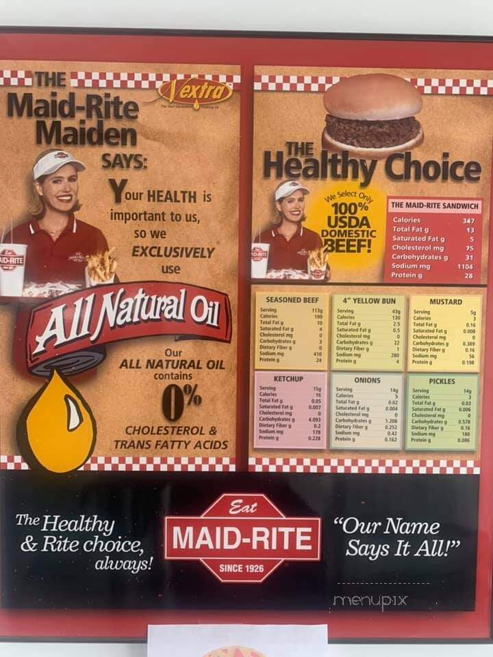 Maid-Rite - Oskaloosa, IA menu_pic