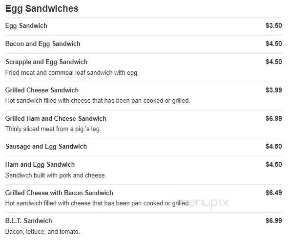 Tower Deli - Glen Burnie, MD menu_pic