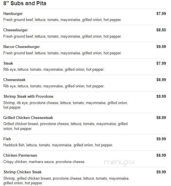 Tower Deli - Glen Burnie, MD menu_pic