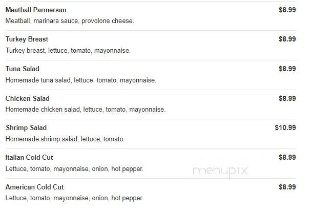 Tower Deli - Glen Burnie, MD menu_pic