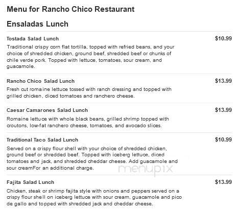 Rancho Chico Restaurant - Plainville, MA