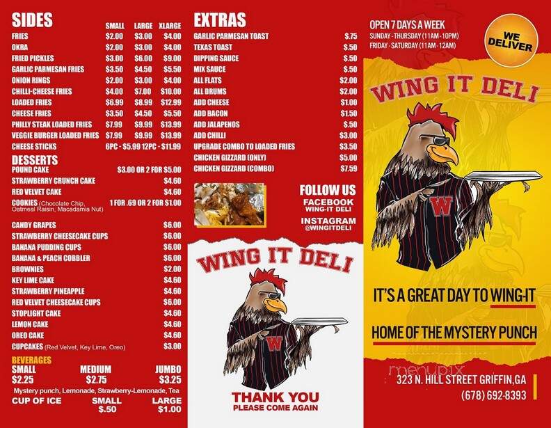 Wings & Things - Griffin, GA menu_pic