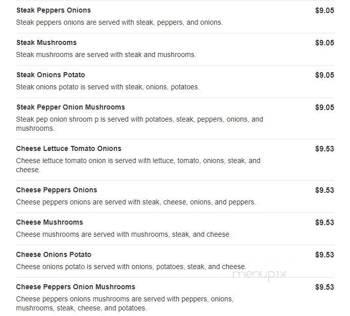 Steverino's Pizzeria - Toms River, NJ menu_pic