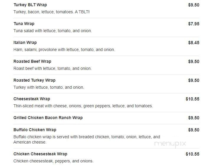 Steverino's Pizzeria - Toms River, NJ menu_pic