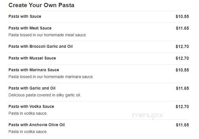 Steverino's Pizzeria - Toms River, NJ menu_pic