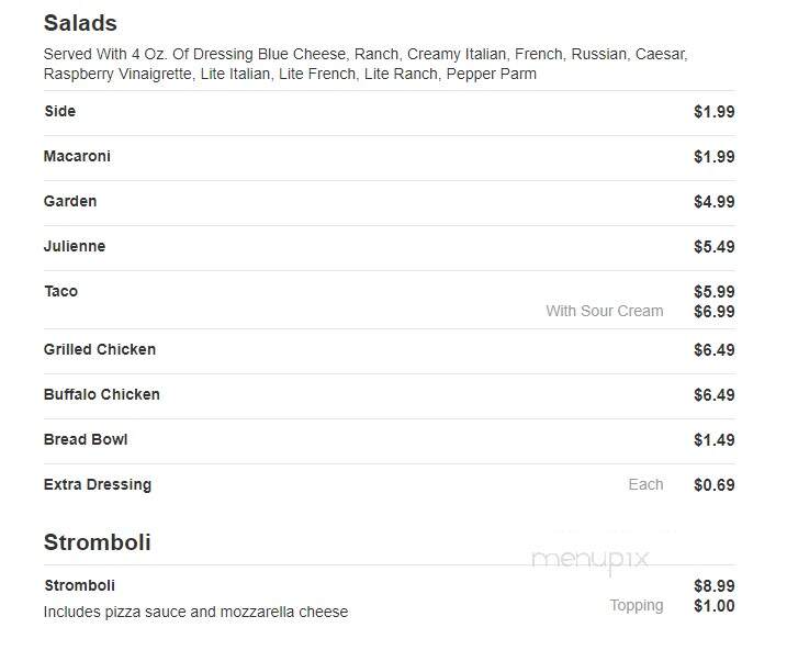 Double J's Pizzeria - Sodus, NY menu_pic