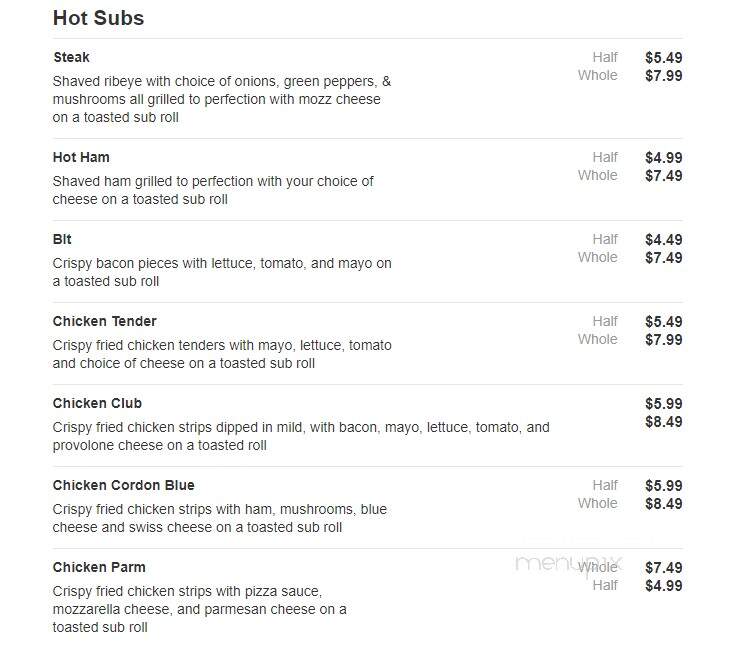 Double J's Pizzeria - Sodus, NY menu_pic