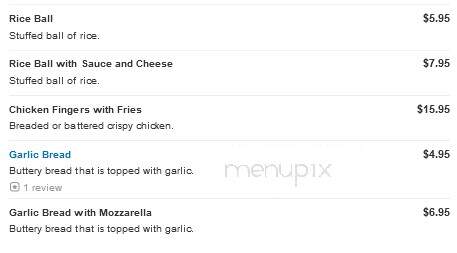 Via Pizza - East Setauket, NY menu_pic