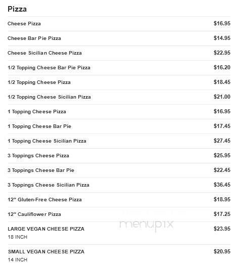 Via Pizza - East Setauket, NY menu_pic